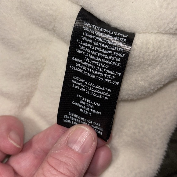 Big Chill heavy Coat Kids Size 18 perfect condition! Girls or boys fleece lined - Picture 6 of 7